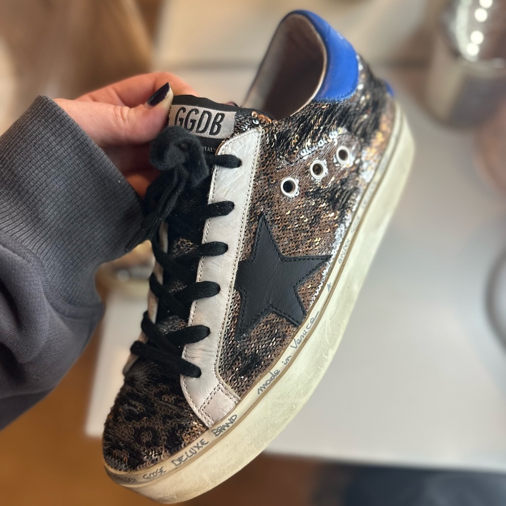 Golden Goose Hi-star platform women's shoes